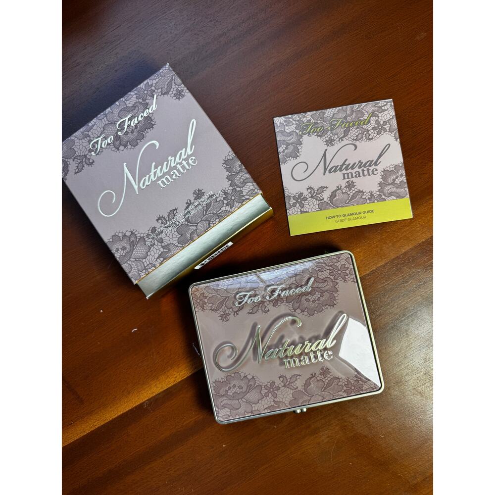 Too Faced Natural Matte Eyeshadow Palette Never Used Neutral Nudes